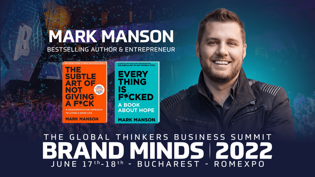 MARK MANSON SPEAKER BRAND MINDS - BRAND MINDS