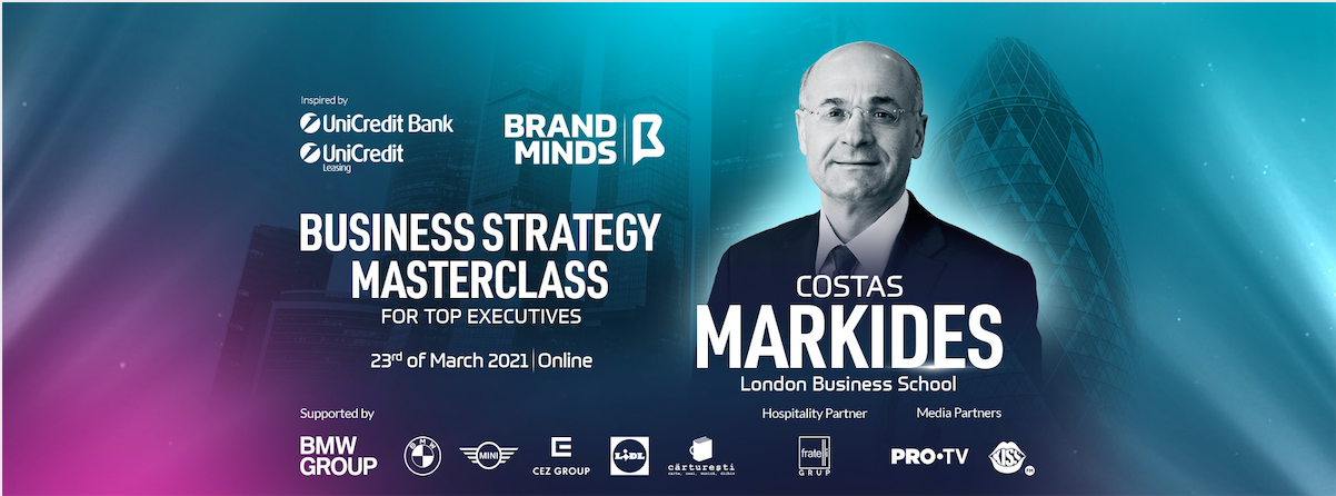Start CHECK IN for the BUSINESS STRATEGY MASTERCLASS with COSTAS MARKIDES!