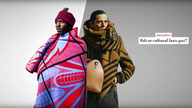Fab or cultural faux pas? Louis Vuitton's Basotho blanket-inspired