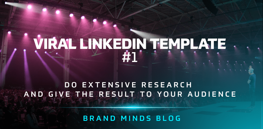 viral linkedin template 1 min