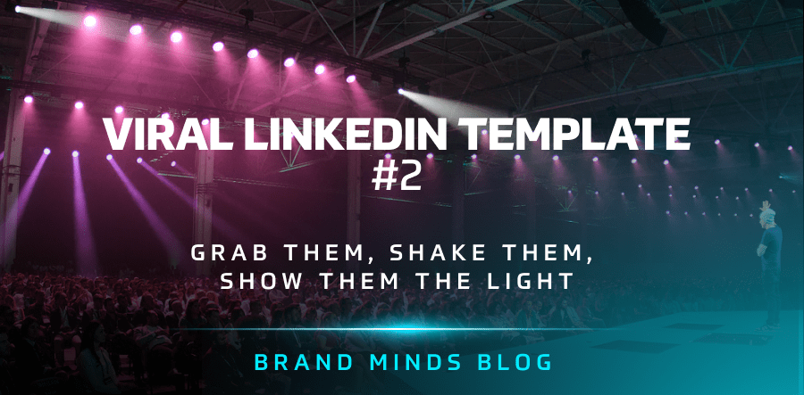 viral linkedin template 2 min